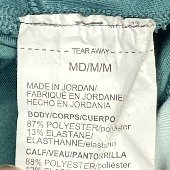 Under Armour Capri Leggings Womens M Green Athleisure Yoga Stretchy Gym Pull On - Picture 16 of 16